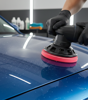Rocket Science Alliance 6-inch Clay Pads Spot Remover for car detailing, shown in a close-up image with textured clay pads.
