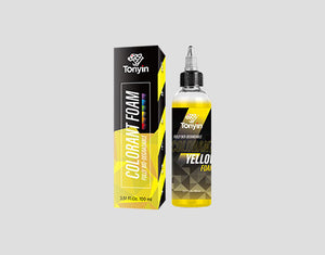 Yellow foam shampoo with high sudsing action from Rocket Science Alliance Tonyin Colorant Yellow Foam Shampoo TN04E.