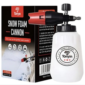 Rocket Science Alliance Tonyin Snow Foam Cannon TT02D, 1L high-pressure foam lance with wide neck and adjustable foam output.