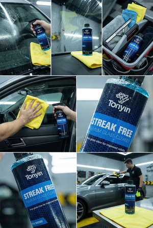Rocket Science Alliance Streak Free Premium Glass Cleaner 500ml, for a mirror-like finish on windows and glass surfaces.