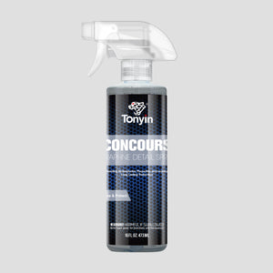 Rocket Science Alliance Concours Graphene Detail Spray cleaner for cars and bikes, providing a fresh look without water in minutes.