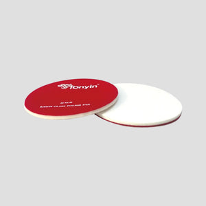 Rayon Glass Polish Pad TP32B by Rocket Science Alliance, a spot remover pad used for polishing glass surfaces.