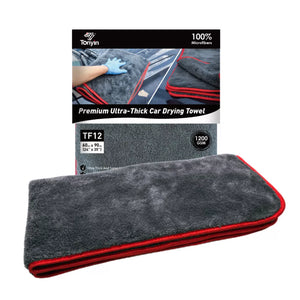 Rocket Science Alliance extra thick car drying towel, 1200 GSM, large size, absorbs 10 liters water, safe for no-scratch drying.