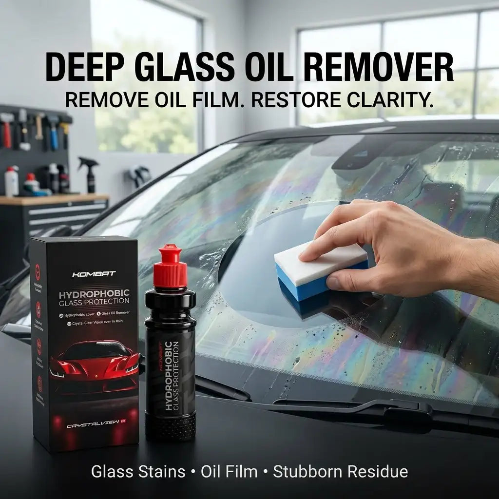 KOMBAT CRYSTALVIEW  Hydrophobic Glass Protection - Glass Polishing Cream | KBG01