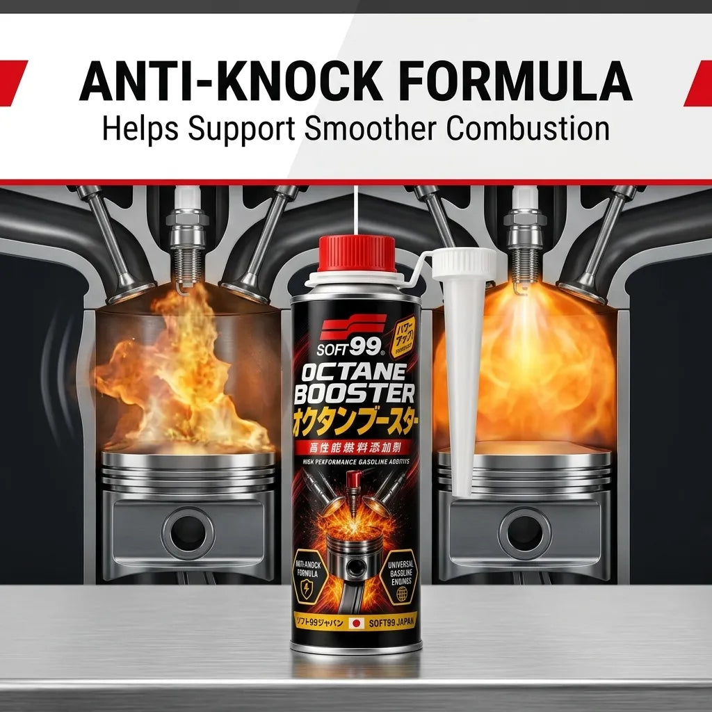 Soft99 Octane Booster - What's Happening Inside, Boost Clean Protect