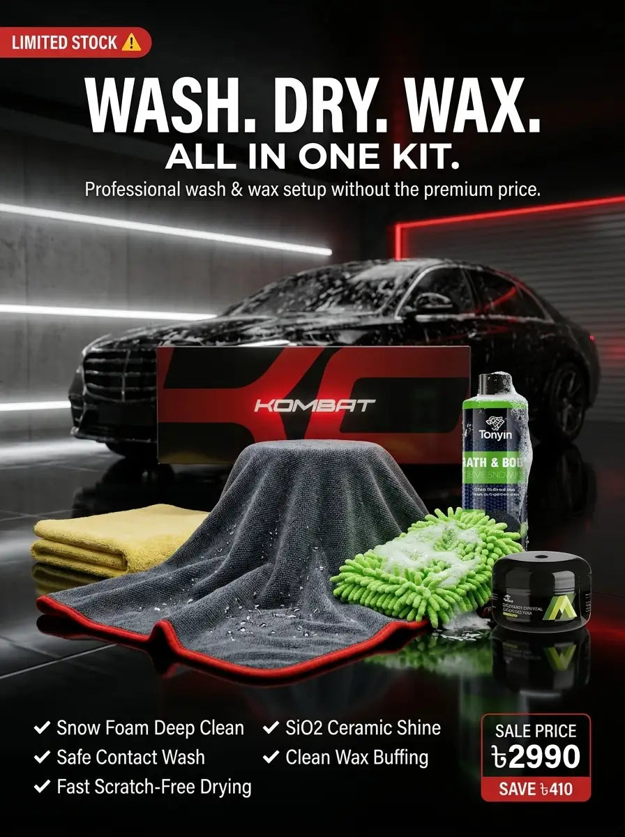 Rocket Science Alliance Wash & Wax Lite Kit bundle with car wash tools and wax products for easy vehicle cleaning and shine.