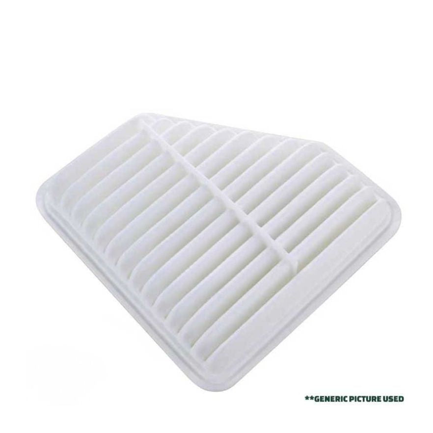 DENSO Cool Gear air filter 0740 for Lexus vehicle, showing the black rectangular filter with brand logo and part details