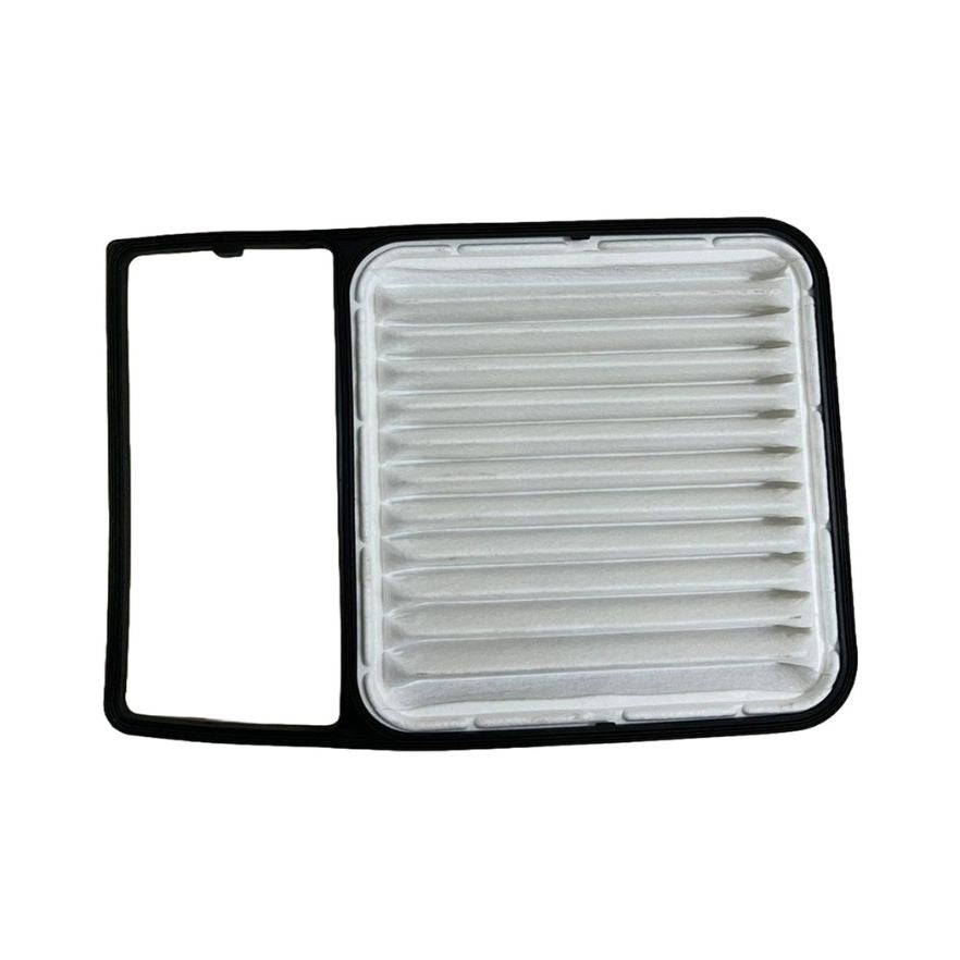 DENSO Cool Gear Air Filter 0201 for Toyota vehicles, showing the black rectangular air filter with DENSO branding.