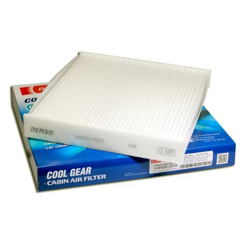 DENSO Cool Gear Cabin Filter 4020 for Toyota vehicles, showing the filter with branding and packaging.