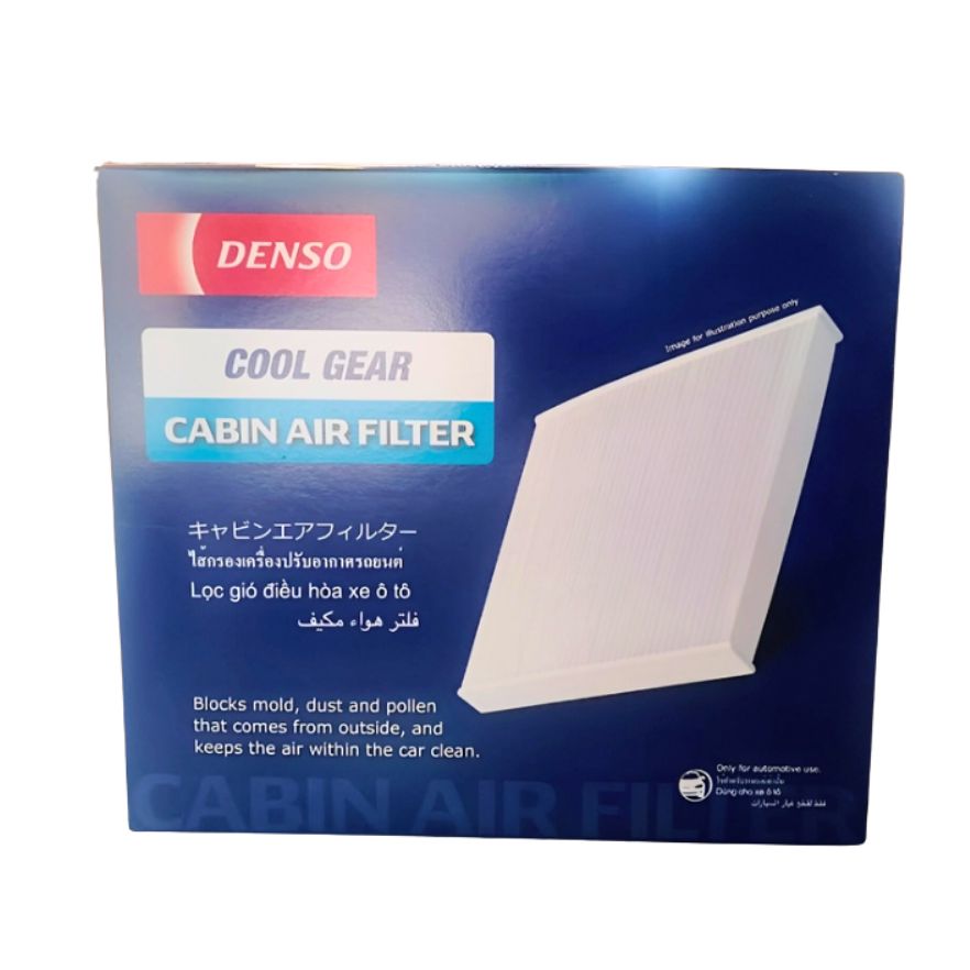 DENSO Cool Gear Cabin Filter 4900 for Nissan vehicles, showing the clean, rectangular filter with DENSO branding.