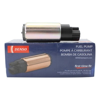 DENSO fuel pump 165131-9290, automotive part with metal and plastic components, designed for vehicle fuel systems