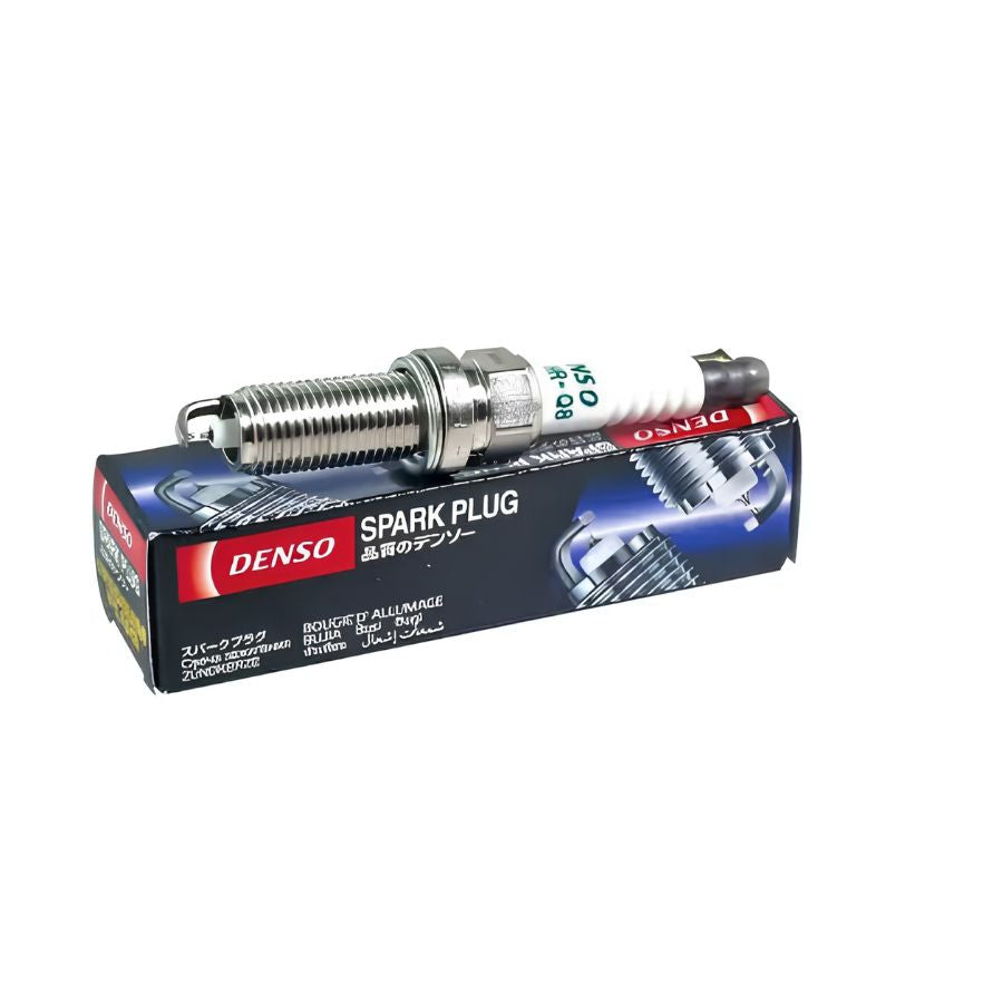 Set of four DENSO Iridium Long Life FC16HR-CY9 spark plugs for optimal engine performance and durability.