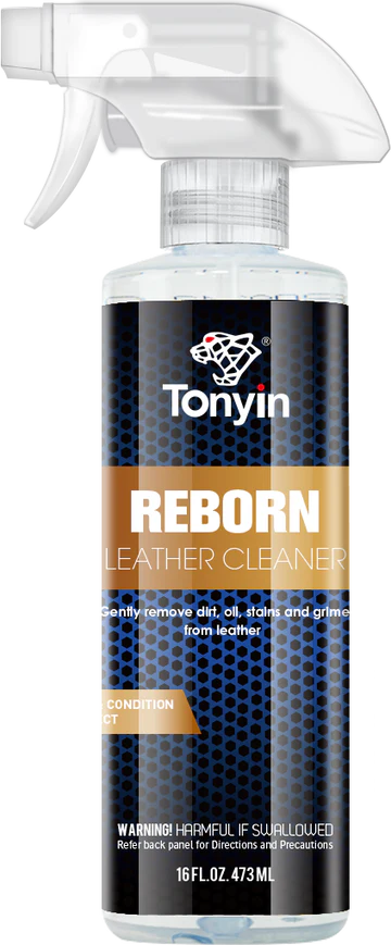 Rocket Science Alliance leather seat cleaner and conditioner kit showing soft, protected leather seats in a car interior.