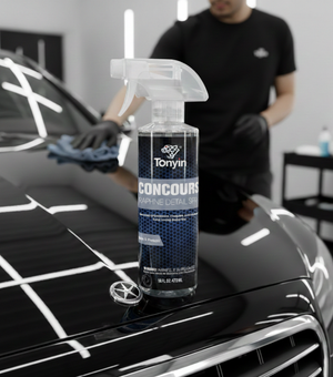 Rocket Science Alliance Concours Graphene Detail Spray Cleaner for cars and bikes, providing a fresh look without water in minutes.