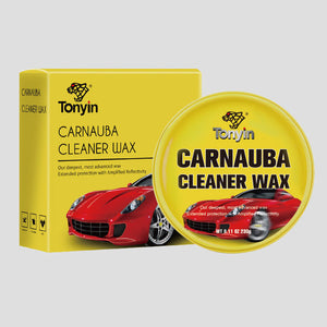Rocket Science Alliance Carnauba Cleaner Wax TW03 applied on car surface, showcasing its smooth, glossy finish and protective shine.
