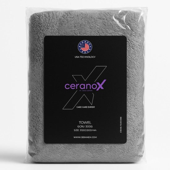 Ceranox Coral Fleece Towel Grey Large (40*60cm) - CFX-B165