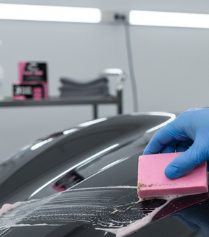 Coarse Clay Bar from Rocket Science Alliance for car paint decontamination and surface preparation.