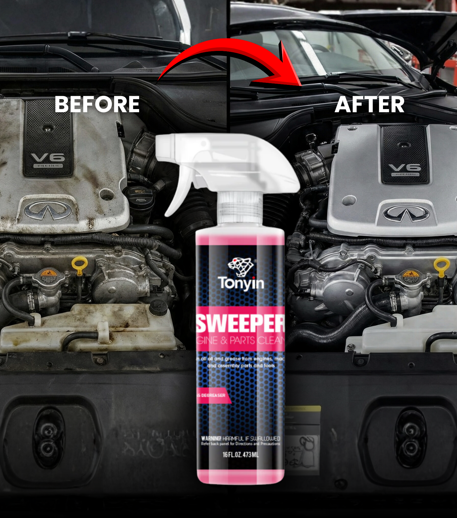 Engine Surface Cleaner - Sweeper - TN07B