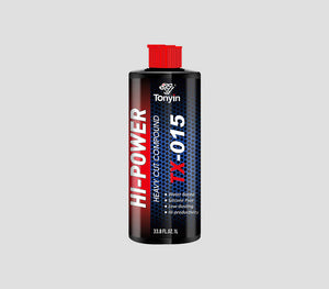 Rocket Science Alliance High Power Heavy Cut Compound TX015B 1L bottle for polishing and paint correction.