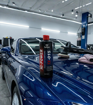 Rocket Science Alliance High Power Heavy Cut Compound TX015B 1L bottle for polishing and car detailing.