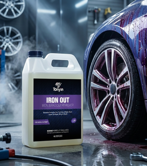 Rocket Science Alliance Iron & Fallout Remover 4L bottle, eco-friendly car detailing product for removing rust and fallout.