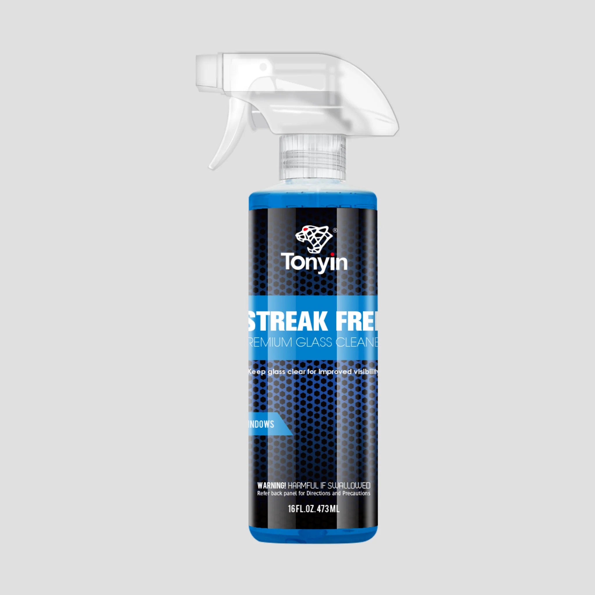 Rocket Science Alliance Streak Free Premium Glass Cleaner 500ml bottle with mirror finish for spotless glass surfaces