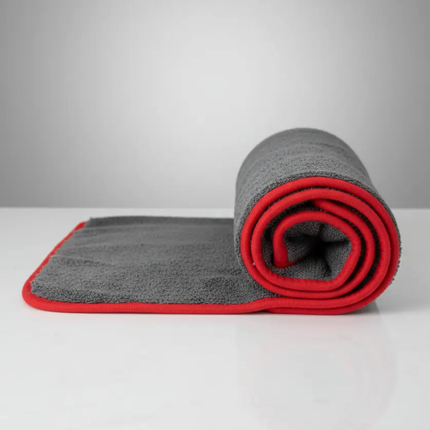 Rocket Science Alliance extra thick car drying towel, 1200 GSM, large size, water-absorbing spot remover for scratch-free drying.