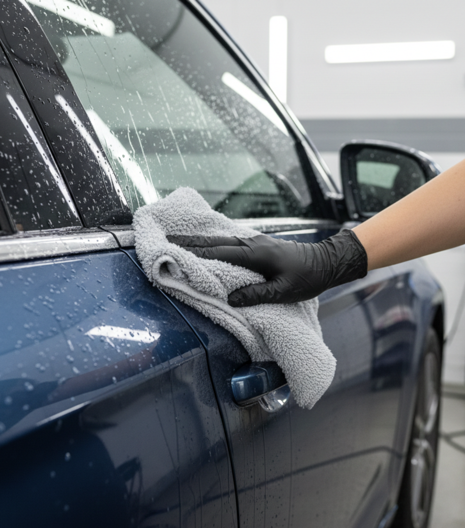 Rocket Science Alliance Premium Coral Fleece Edgeless Towel for detailing, ultra-plush, scratch-free spot remover in soft coral fleece fabric.
