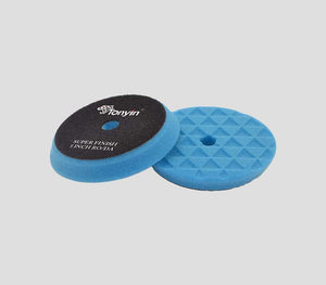 Beveled Triangle Foam Pad for Spot Remover by Rocket Science Alliance, super finish with hole, used for polishing and detailing.