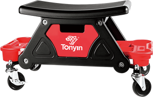 Rocket Science Alliance Detailing Creeper Seat TT28 for spot removal, featuring a comfortable padded seat and adjustable height.