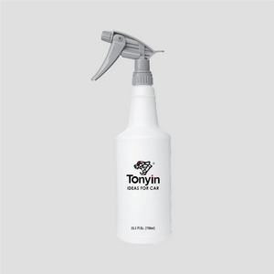 Rocket Science Alliance Dispenser Spray Bottle for Spot Remover, compact plastic container with spray nozzle for stain treatment.