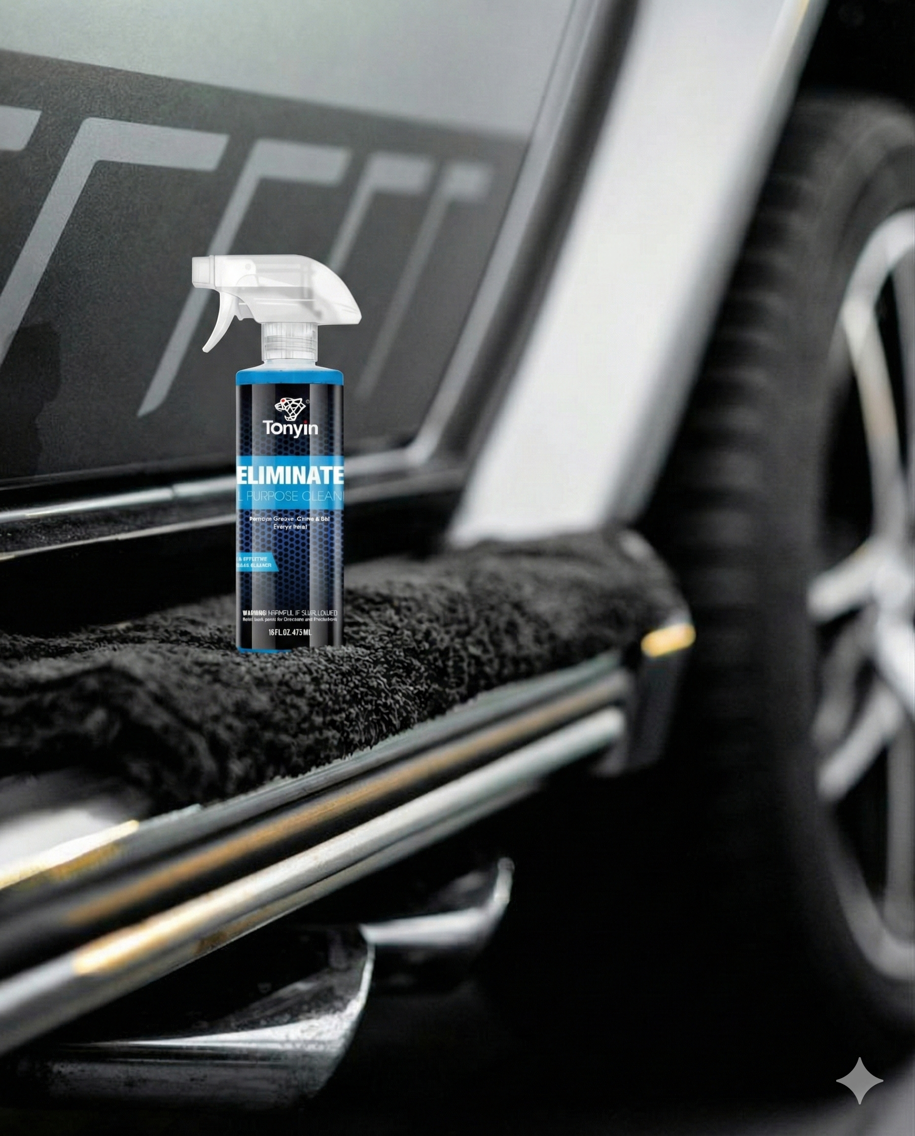 Rocket Science Alliance Eliminate All Purpose Cleaner 500ml spot remover for quick car stain and spot removal to restore factory look.