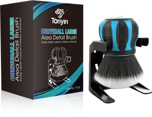 Large Area Detail Brush TT12E by Rocket Science Alliance for spot removal, featuring a wide brush head for detailed cleaning tasks.