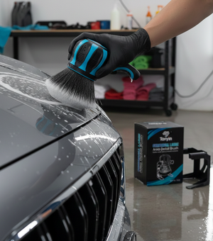 Large Area Detail Brush TT12E by Rocket Science Alliance, designed for spot removal and detailed cleaning tasks.