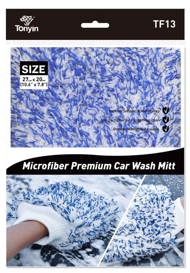 Microfiber Premium Wash Mitt – TF13