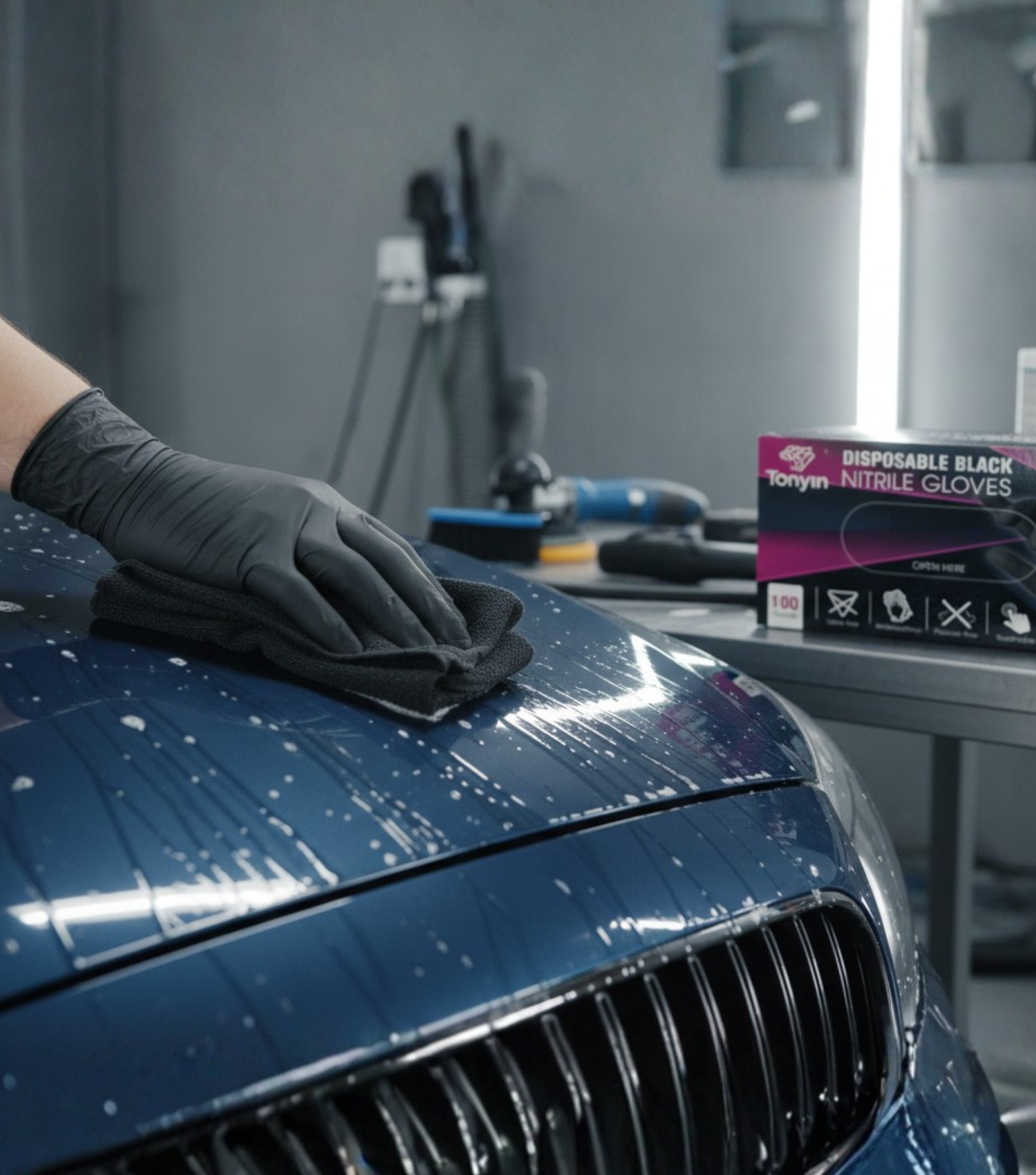 Nitrile Gloves Disposable – Black Color Highest Quality