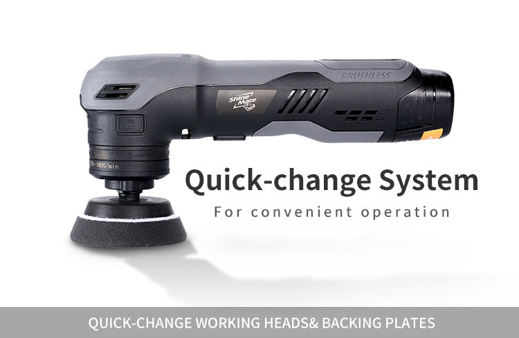 Rocket Science Alliance Shinemate Cordless Polisher EB210 spot remover tool for paint correction and surface polishing.