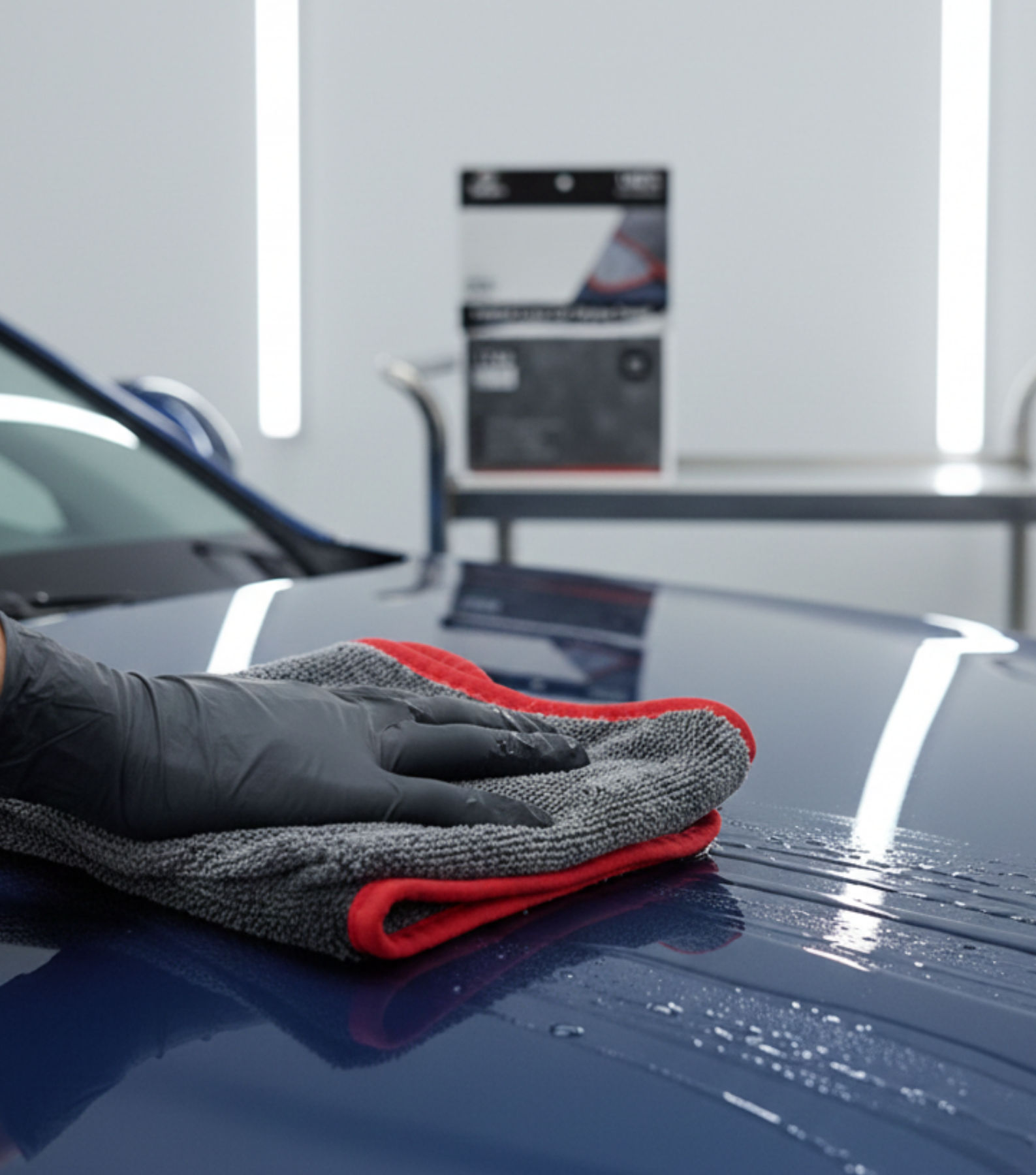 Twisted Loop Car Drying Towel (600 GSM, 16 by 24 inches) – Fast One-Pass Drying. High Water Absorption. Scratch-Free Finish. TF08