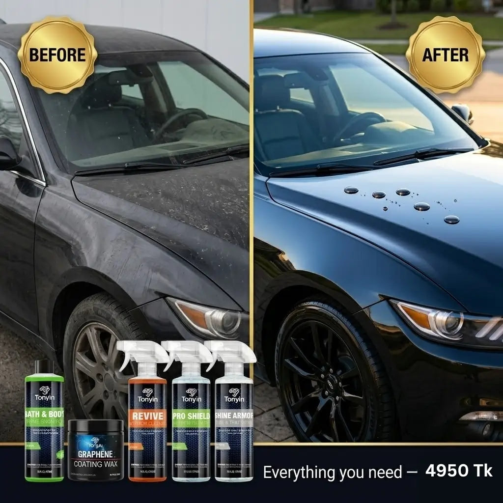 Rocket Science Alliance Wash, Protect & Shine Kit for cars, includes cleaning, protection, and polishing products in a complete car care bundle.