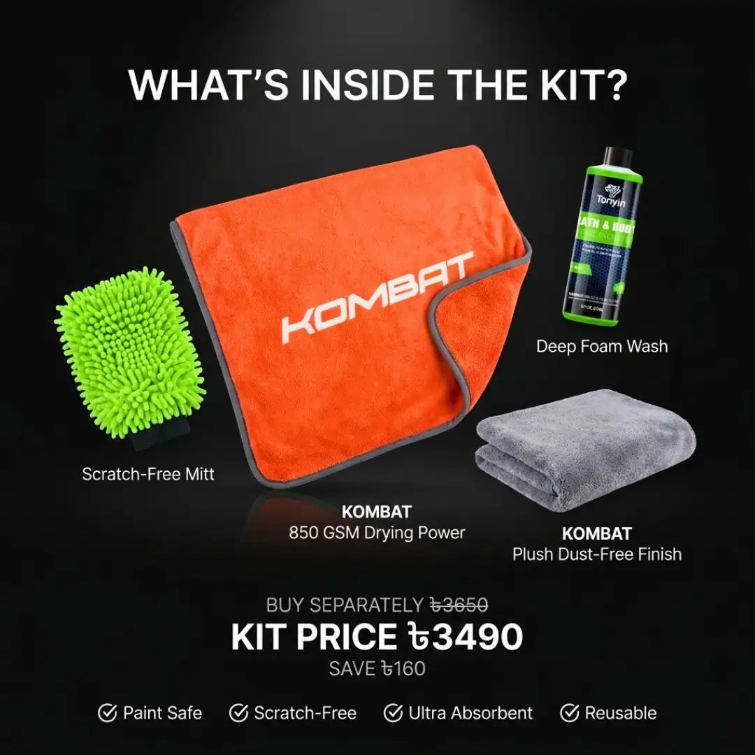 Wash, Dry & Detail Kit