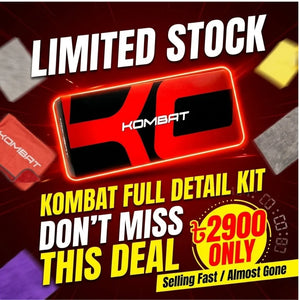 Rocket Science Alliance KOMBAT microfiber towel kit with multiple soft, absorbent towels for cleaning and detailing.
